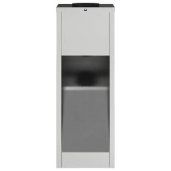 vidaXL Saules LED Ceļa Gaisma 2 pcs Sudraba Cinkots