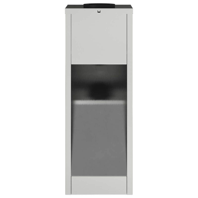 vidaXL Saules LED Ceļa Gaisma 2 pcs Sudraba Cinkots