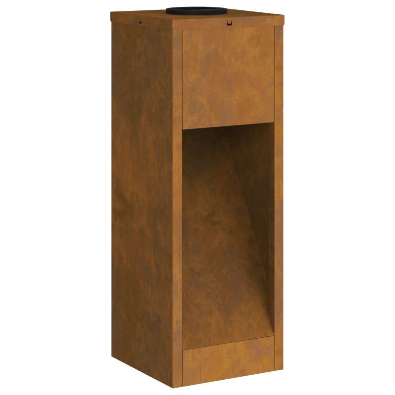 vidaXL Saules LED Ceļa Gaisma 2 pcs Bronzas krāsa Novecināts tērauds