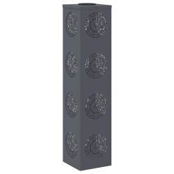 vidaXL Saules LED ceļa gaisma 2 pcs Antracīts Auksti velmēts tērauds