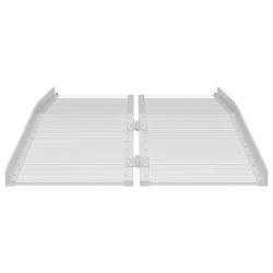 vidaXL Krēsla pacēlājs Sudraba 92 x 73 x 5 cm Alumīnijs