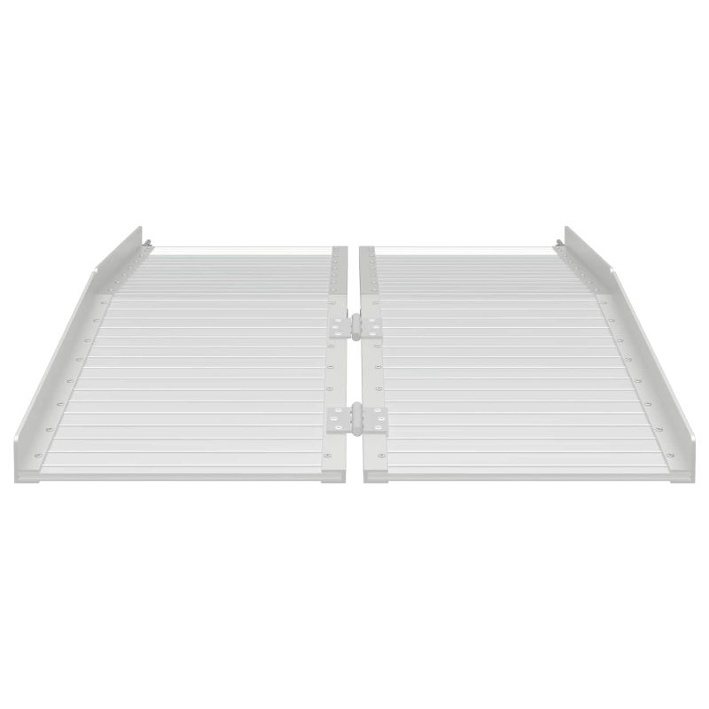 vidaXL Krēsla pacēlājs Sudraba 92 x 73 x 5 cm Alumīnijs