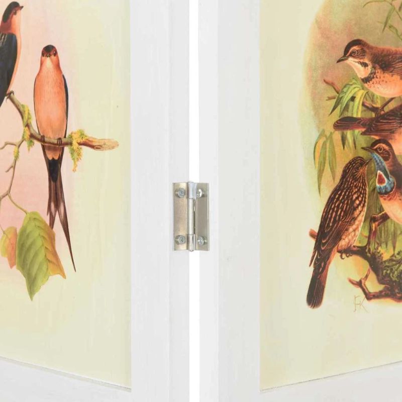 vidaXL Romdivider Paneļa Balts 212 x 165 cm MDF