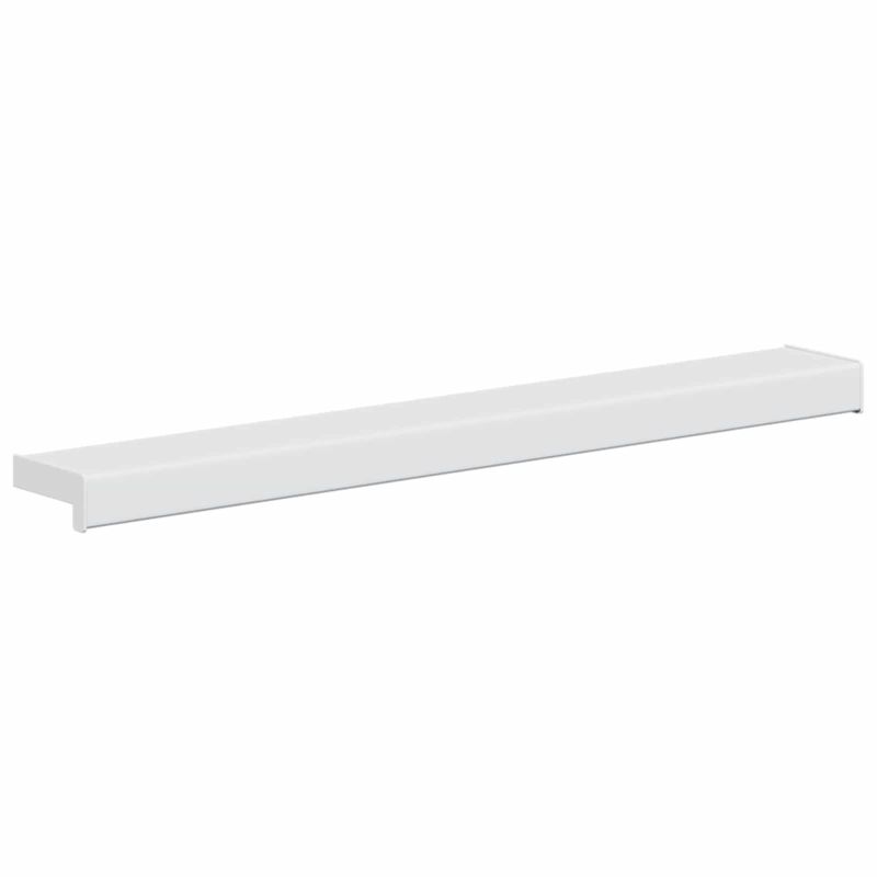 vidaXL Logu palodze Balts 100 x 15 x 4,5 cm PVC apvienots ar UPVC