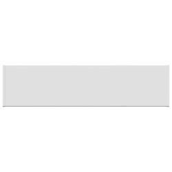 vidaXL Logu palodze Balts 100 x 20 x 4,5 cm PVC apvienots ar UPVC