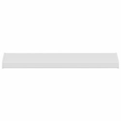 vidaXL Logu palodze Balts 100 x 25 x 4,5 cm PVC apvienots ar UPVC