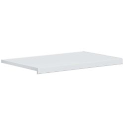 vidaXL Logu palodze Balts 100 x 50 x 4,5 cm PVC apvienots ar UPVC