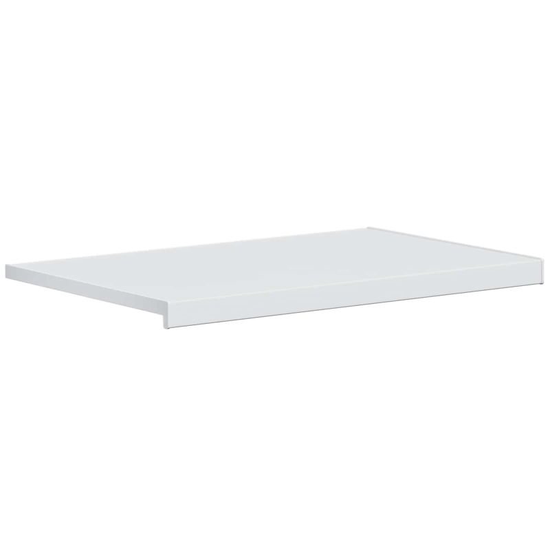 vidaXL Logu palodze Balts 100 x 50 x 4,5 cm PVC apvienots ar UPVC