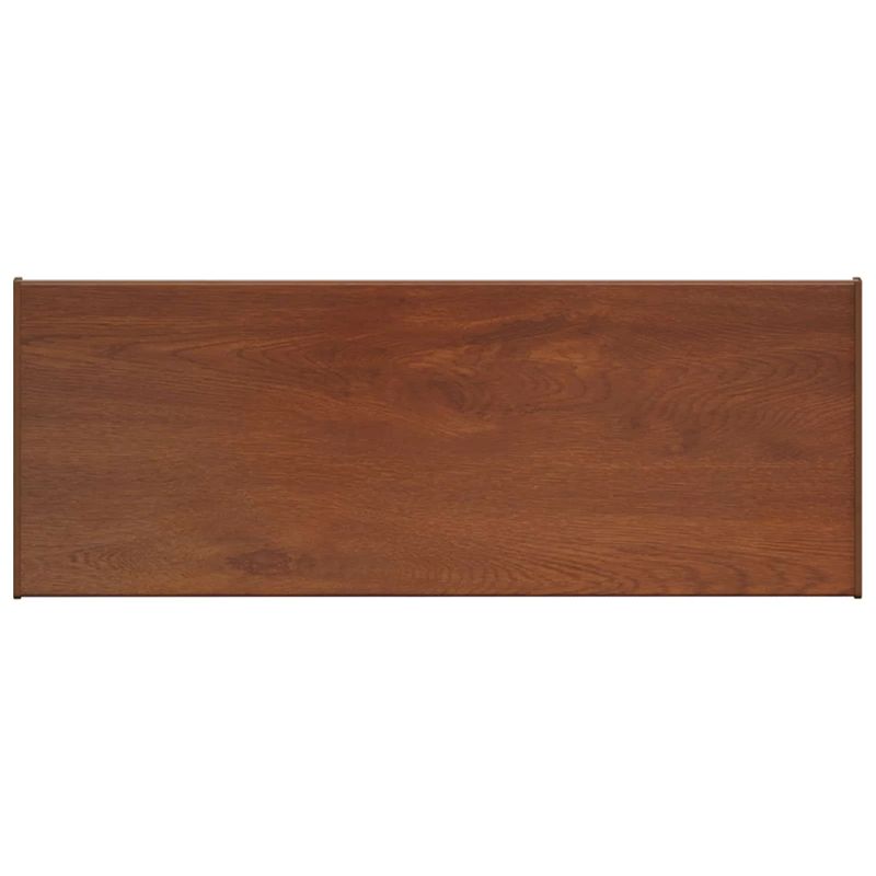 vidaXL Logu palodze Brūna koks 60 x 35 x 4,5 cm PVC apvienots ar UPVC