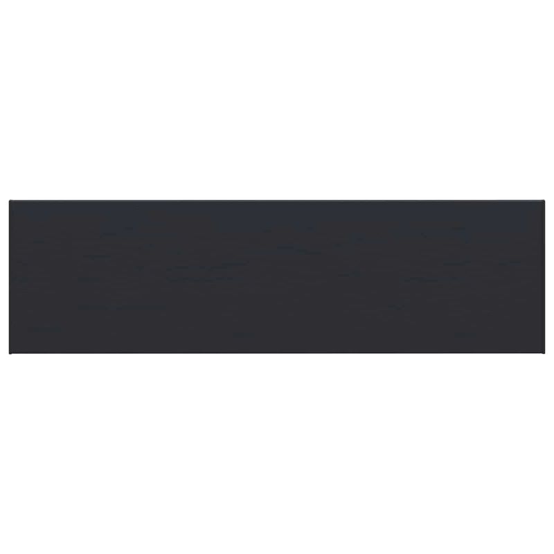 vidaXL Logu palodze Antracīts ar koka tekstūru 140 x 40 x 4,5 cm