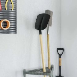 vidaXL Lāpstas Galva Melna 34,5 x 24 cm