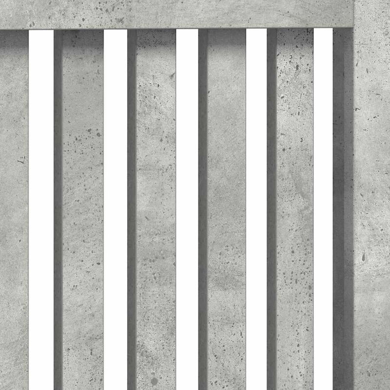 vidaXL Radiatora Vāks Betona pelēks 172 x 19 x 81,5 cm