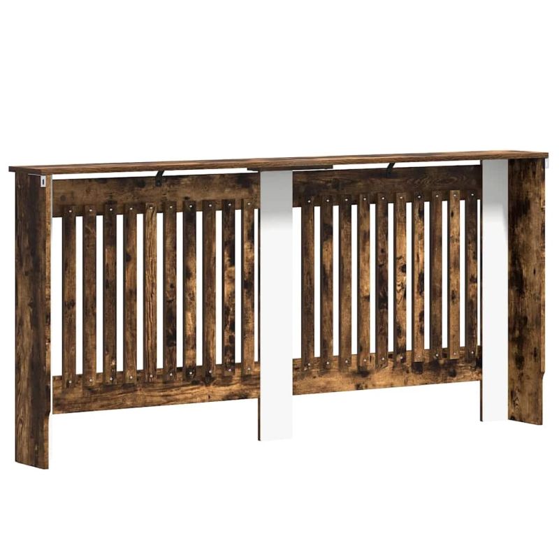 vidaXL Radiatora Vāks Dūmaka ozols 172 x 19 x 81,5 cm