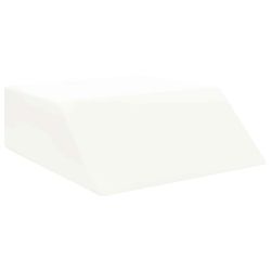 vidaXL Kājas spilvens Vienkrāsains Pelēka 63 x 52 x 19 cm