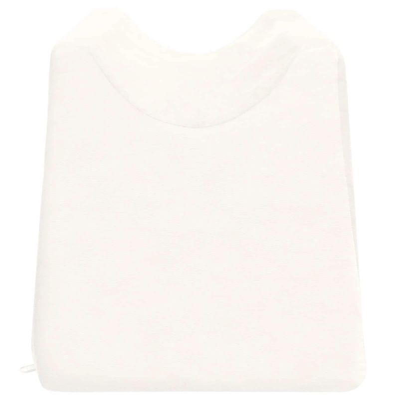 vidaXL Kāju spilvens Vienkrāsains Balts 68 x 25 x 21,5 cm