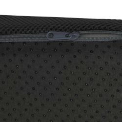 vidaXL Sēdvietas spilvens Melna 39 x 38 x 8,5 cm