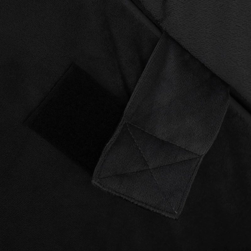 vidaXL Spilvens ar slīpu formu Cits Melna 55 x 55 x 26 cm