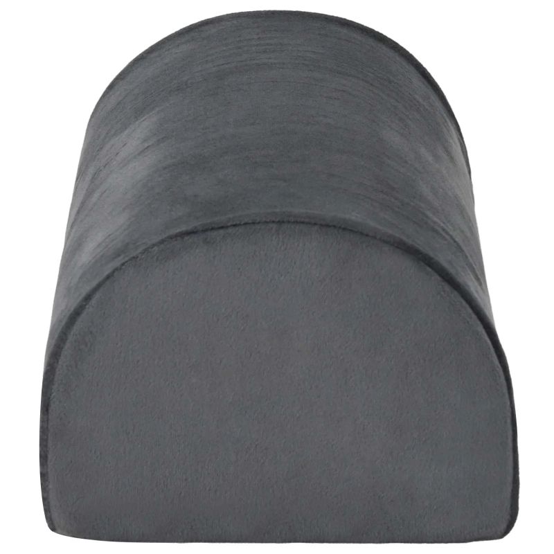 vidaXL Kājas atbalsta spilvens Vienkrāsains Pelēka 42 x 18 x 13 cm