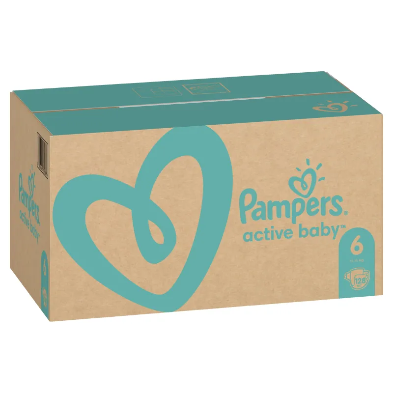Pampers Active Baby, 6 Izmērs, 128Autiņbiksītes, 13-18 kg