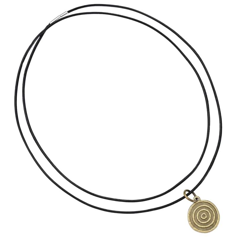 vidaXL Ādas aukla Melna DIA2 mm x 10 m Āda