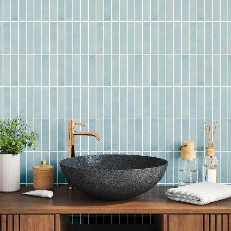 vidaXL Taisnstūra flīze 20 pcs Pelēki zaļa 29 x 23 x 0,08 cm