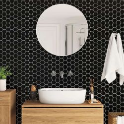 vidaXL Dekoratīvās uzlīmes 50 pcs Zila 30 x 30 x 0,8 cm