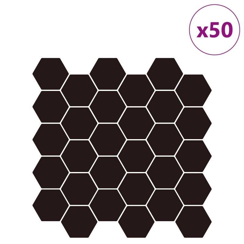 vidaXL Dekoratīvās uzlīmes 20 pcs Rozā 30 x 30 x 0,8 cm