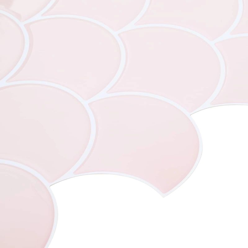 vidaXL Zivs skalas flīze 20 pcs Gaiši rozā 30 x 30 cm