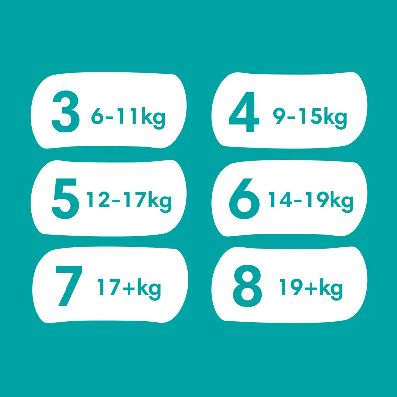 Pampers Pants Biksītes, Izmērs 3, 62 Autiņbiksītes, 6-11 kg