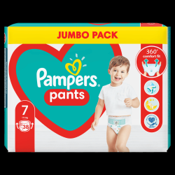 Pampers pants 7 biksītes ,38,