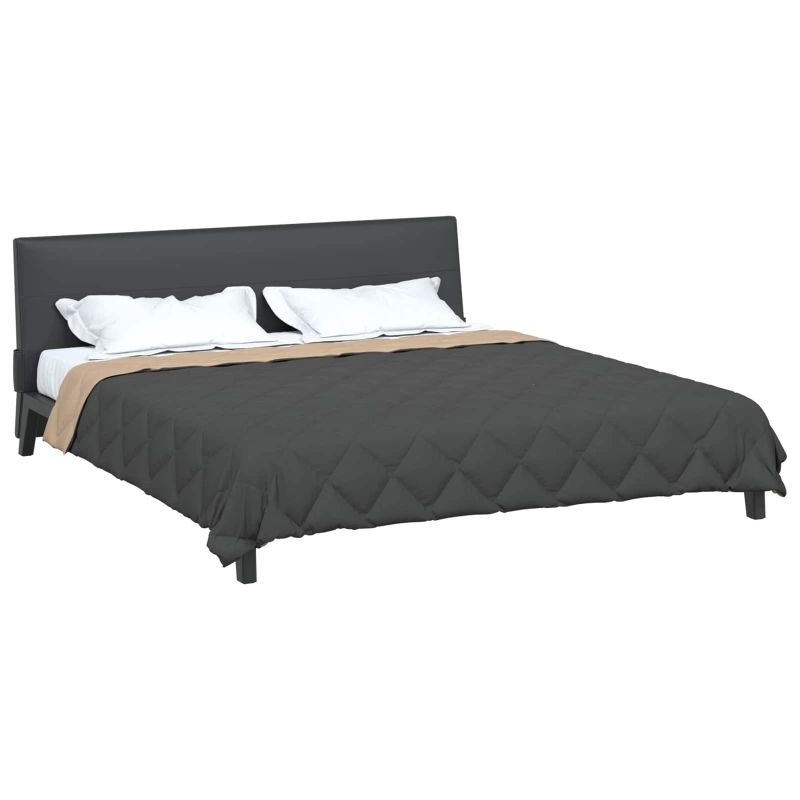 vidaXL Vasaras segas Antracīts un taupe 240 x 260 cm Mikrošķiedra