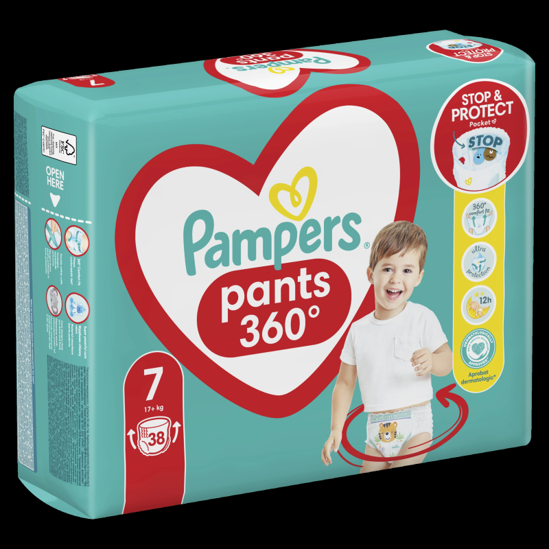 Pampers pants 7 biksītes ,38,