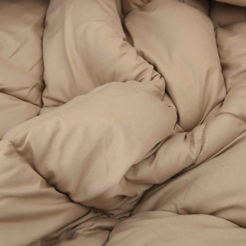 vidaXL Vasaras segas Pelēkbrūna 220 x 240 cm Mikrošķiedra