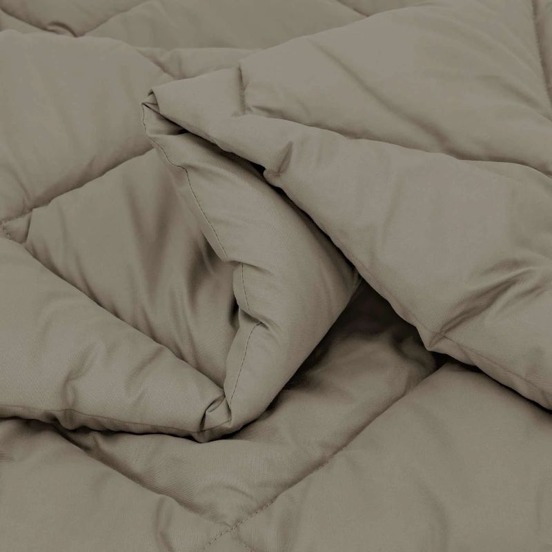 vidaXL Vasaras segas Gaiši pelēks 220 x 135 cm Mikrošķiedra