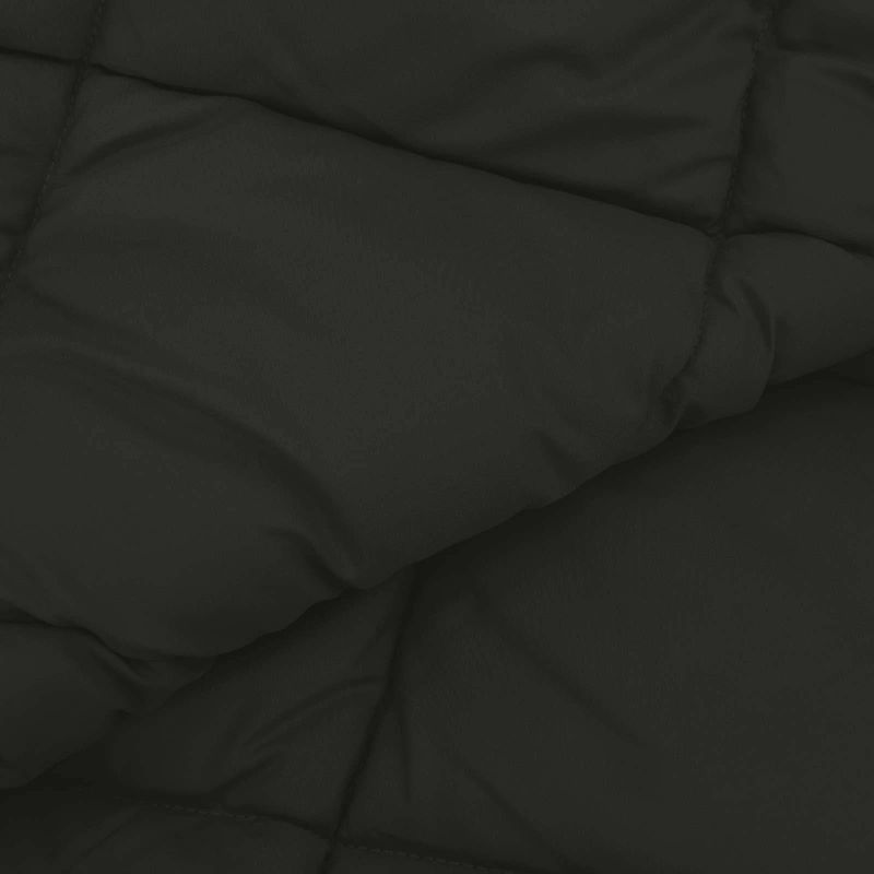 vidaXL Ziemas gultas sega Melna 200 x 135 cm Mikrošķiedra