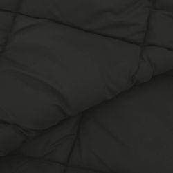 vidaXL Ziemas gultas sega Melna 220 x 260 cm Mikrošķiedra