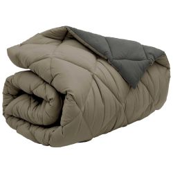 vidaXL Ziemas gultas sega Gaiši pelēks un antracīts 220 x 155 cm