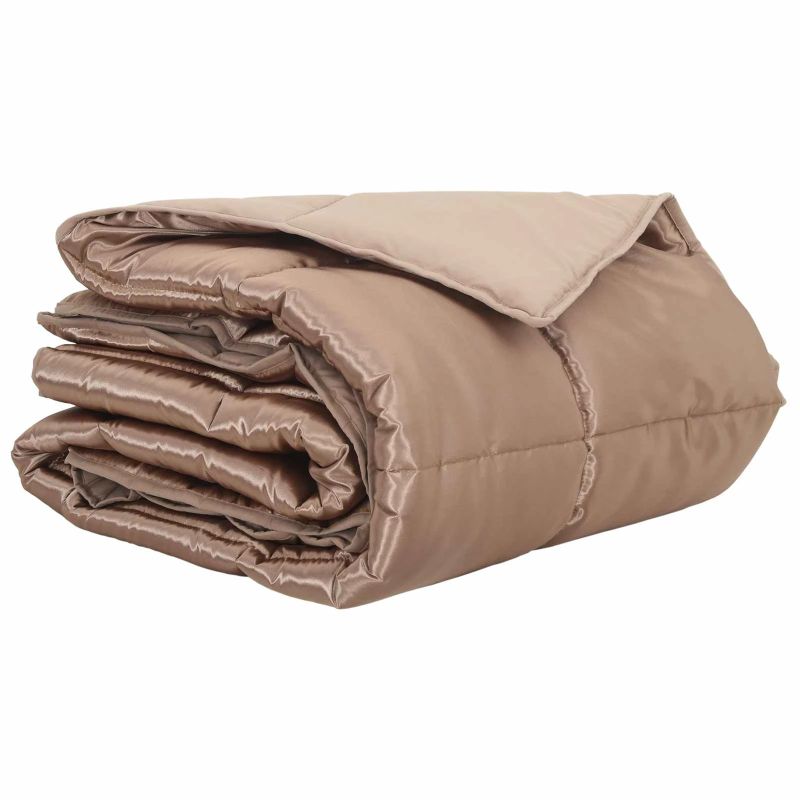 vidaXL Vasaras segas Zelts 220 x 155 cm Satīns un mikrošķiedra