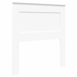 vidaXL Gultas rāmis ar atvilktni Balts 90 x 190 cm Inženieru koks