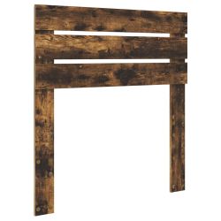 vidaXL Gultas rāmis Dūmaka ozols 90 x 200 cm Inženieru koks