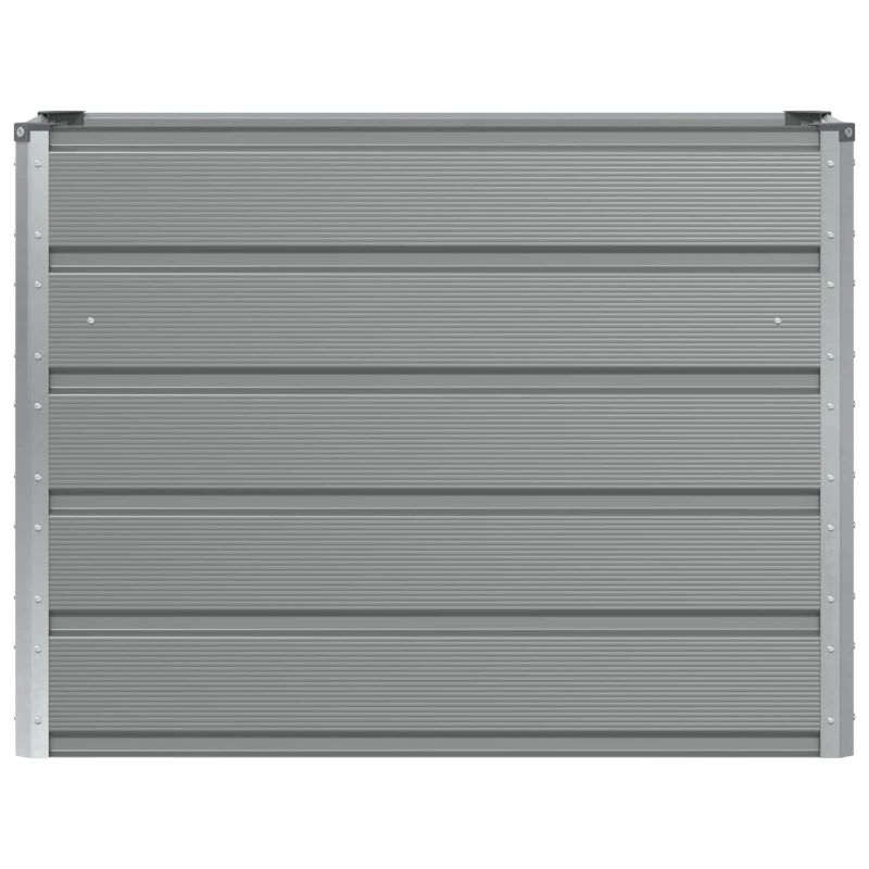 vidaXL Puķu kaste Gaiši pelēks 100 x 40 x 75 cm Tērauds