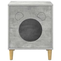 vidaXL Kaķu māja Betons 42,5 x 40 x 53 cm Inženierijas koks