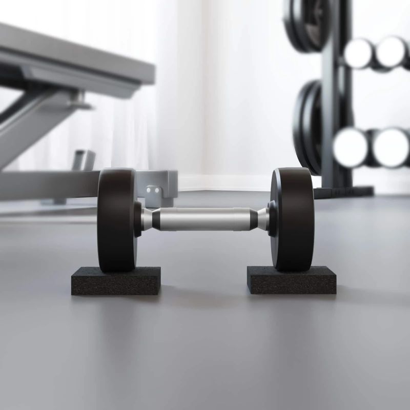 vidaXL Gumijas spilventiņš 25 pcs Melna 9 x 6 x 2 cm Gumija