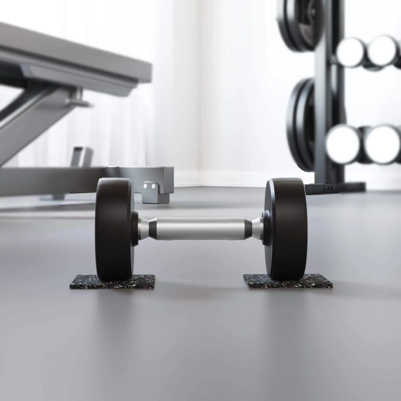 vidaXL Gumijas rullis Melna Gumija