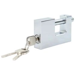 vidaXL Piekarāmā slēdzene 2 pcs Sudraba 7,8 x 2 x 5 cm Dzelzs