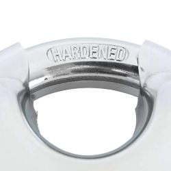 vidaXL Discus Lock ar atslēgām 12 pcs Sudraba 7 x 2.4 x 7 cm