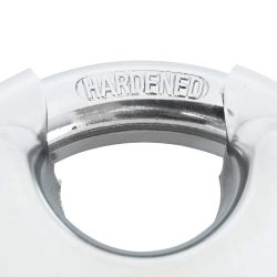 vidaXL Discus Lock ar atslēgām 2 pcs Sudraba 8 x 2.8 x 8 cm