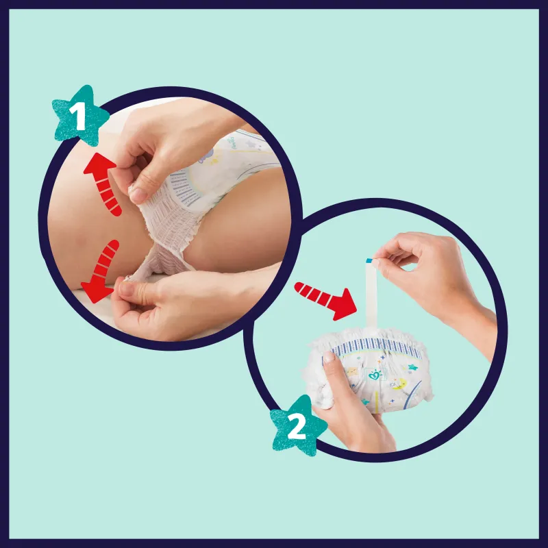 Pampers Night Biksītes, 5. Izmērs, 22 Biksītes, 12-17 kg