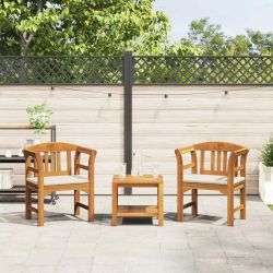 vidaXL sols ar spilvenu Dabīgā eļļas apdare 68,5 x 46 x 82,5 cm