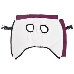 vidaXL Suņu mētelis ar jostas Violeta 2XL Fleece un Poliesters